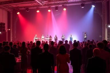 Sample event photography image of a formal gathering